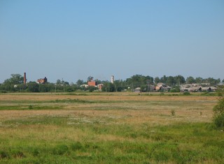 Вид на бывший пивзавод с моста. (Alex1281)