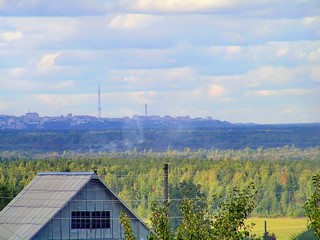 вид на г.Киров из д.Кобели (Максим Баранов)