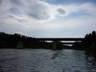 Авто и Ж/Д мост р. Белая Холуница 2011 (bokax)