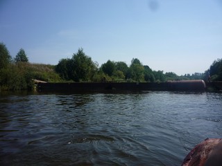 Пантонный мост в д. Бережане (bokax)