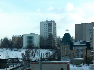 Вид из окна магазина 