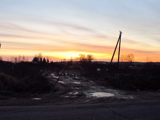Ноябрьский рассвет у д.Исуповы (Дмитрий Зонов)