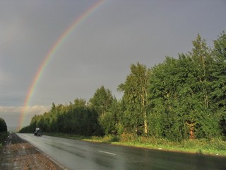 Rainbow near Bolgury (Радуга около д.Болгуры) (Sergey Nyrkov)