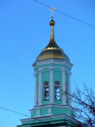 Восстановленная колокольня Преображенской церкви, 2013 г. (Дмитрий Зонов)