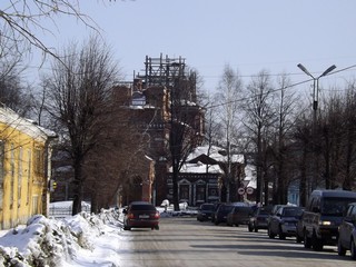 Ул.Большевиков и Никольская церковь (Дмитрий Зонов)