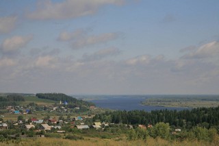 Вид на Каму на выезде из Сарапула.  (Мария Чистякова)