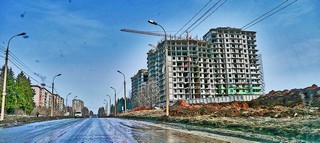 Стройка на ул. Барышникова. 2008 (Борис Бусоргин)