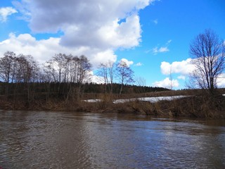 Остатки перемёта снега р. Суна (bokax)