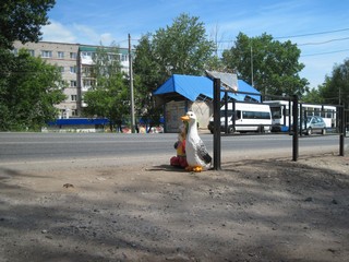 Нильс Хольгерссон и Мартин в поселке Октябрьский (Yan Gorev)