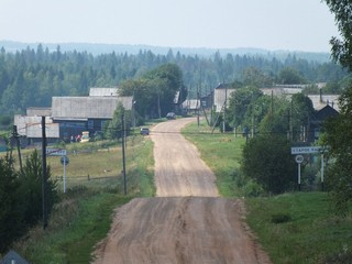 Август 2013. Вид на Старое Кычино из Малягурта. (Dimitry Maksimov)