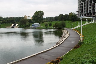 Пруд возле парка им. Кирова, город Киров, Кировская область. Фото сделано 06.09.2013 (Alexandr El'kin)