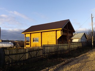 Цилиндрованный дом в Захарищевых (Дмитрий Зонов)