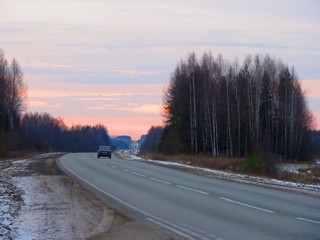 Ноябрьский рассвет, Северные увалы (Дмитрий Зонов)