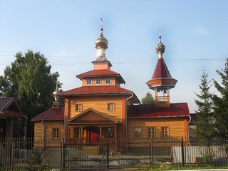Крестовоздвиженская церковь села Тонкина. (Костромич)