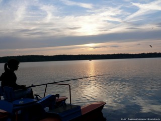 Вечерняя рыбалка на озере Яльчик (Александр Баданов)