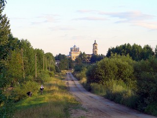 Вид на церковь с Сирино (Alexandr Kropotov)