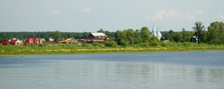 Вид на Кокшайск с острова (Georgy Shalaginov)