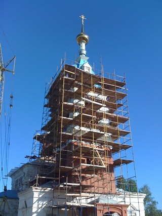 Реставрация церкви в селе Нынек, УР (Bircoff)