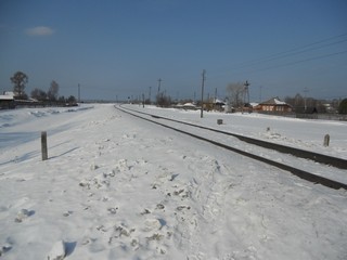 Железная дорога в сторону станции (Andrey Ivashchenko)