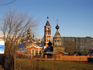 Апрель, церкви на Филейке (Дмитрий Зонов)
