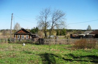 Дом с огородом и деревцем рядом с жд станцией Ардаши. (Andrey Fetisov)