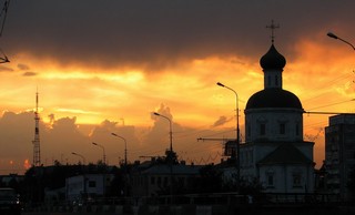 Церковь - вечер - небо (Urakow Dmitry (darkbox))
