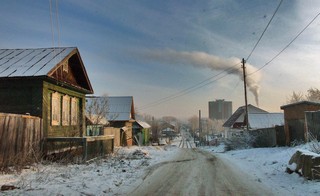 Улица Колхозная  в декабре (Борис Бусоргин)