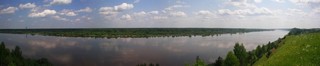 Панорама. Река Вятка недалеко от деревни Муха, Кировской обл. (Buzanych)