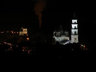 -30°С. Вид на ночной город из Алабуга-сити. (Андрей Ситников)
