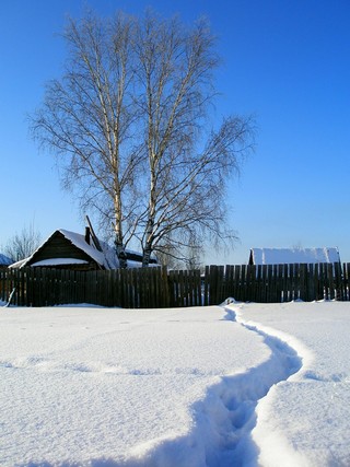 Russian village (Пеккалайнен)