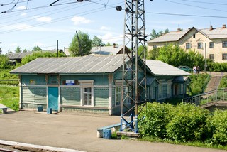 Вокзал ст. Кез Свердловской ЖД / Station Kez of Sverdlovsk division of RZD (15/06/2008) (Dmitry A. Shchukin)