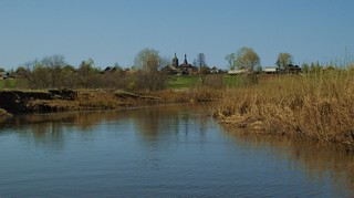 село Бол.Чепца с реки/панорама на север (Mikhail Buldakov)