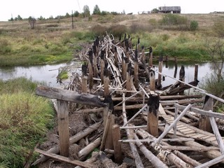 Бывший мост через Молому (Pavel Ermolaev)