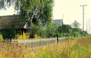 Bauernhäuser in Doksha, Udmurtien  (Franz Schiffers)