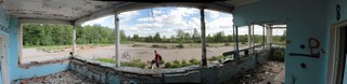 Панорама из заброшенной заправки (Дмитрий Солодянкин)