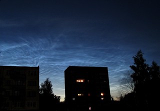 Серебристые (мезосферные) облака. (Eugene Sky)