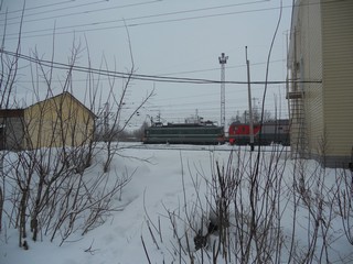 Электровозы постянного тока ЧС2 и ЭП2К на станции Балезино (Andrey Ivashchenko)