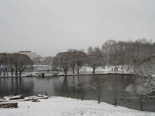 Киров, парк, первый снег, 4.11.2012 (punegov)
