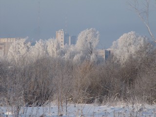 замерзший город//frozen city (viktor drobot)