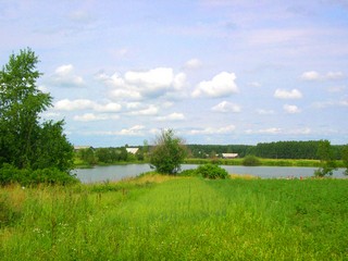 Озеро в д. Леваны (Lake in Lyevani village) (stasygraphic)