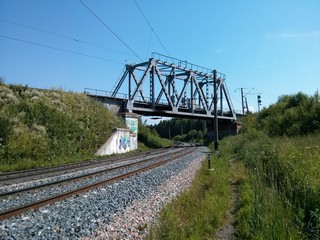 Железнодорожный мост через железную дорогу (Vladok373737)