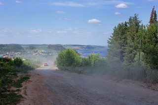 Пыльная дорога в деревню  Котово (ua4wax)
