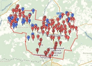 Более 4 тысяч населённых пунктов Удмуртии и Кировской области добавлены на сайт