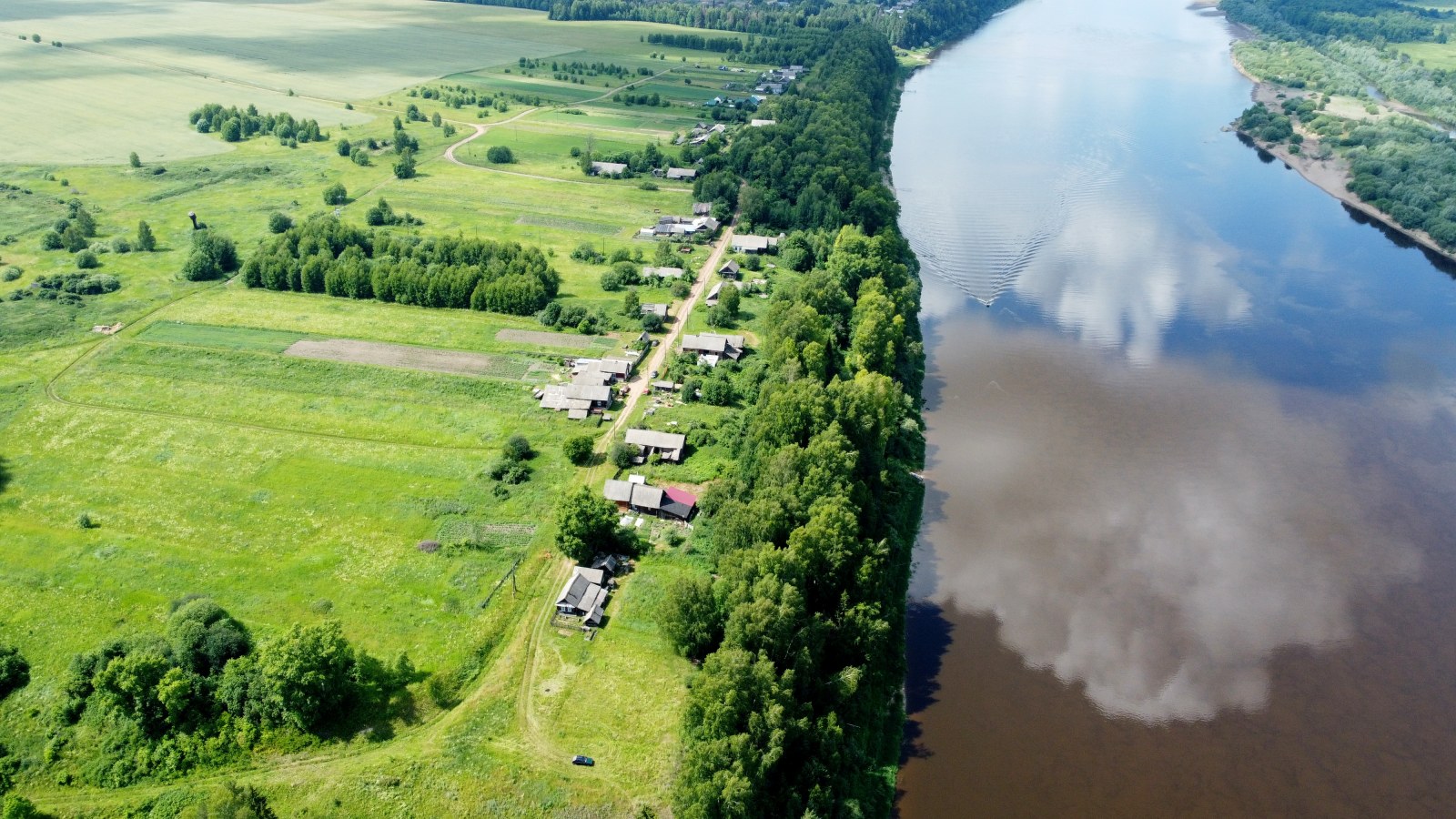 Неман река вид на Коложскую Церковь