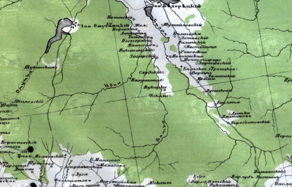 Ркка карта кировской области