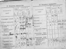 Олюшин Иван Никонорович военный билет portret