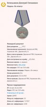 Наградной документ document