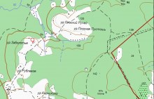 деревня Заболотье на карте Великоустюгского уезда map_fragment
