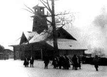 Пожарная каланча в деревне Тарасовы в 1950 году. Фото из группы в VK и ОК ОРИЧИ-Краевед old_photo