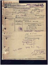 Документ о военнопленных. document